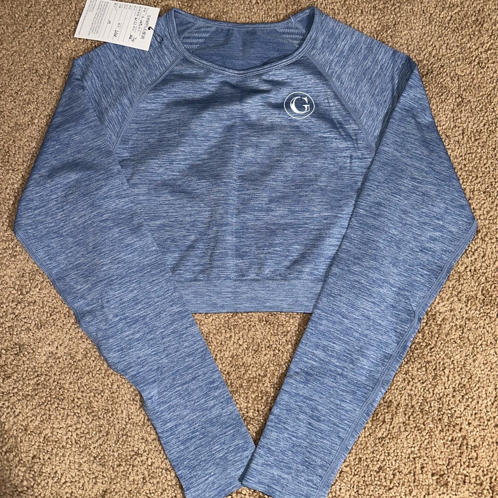 Athletic Style Top-Blue